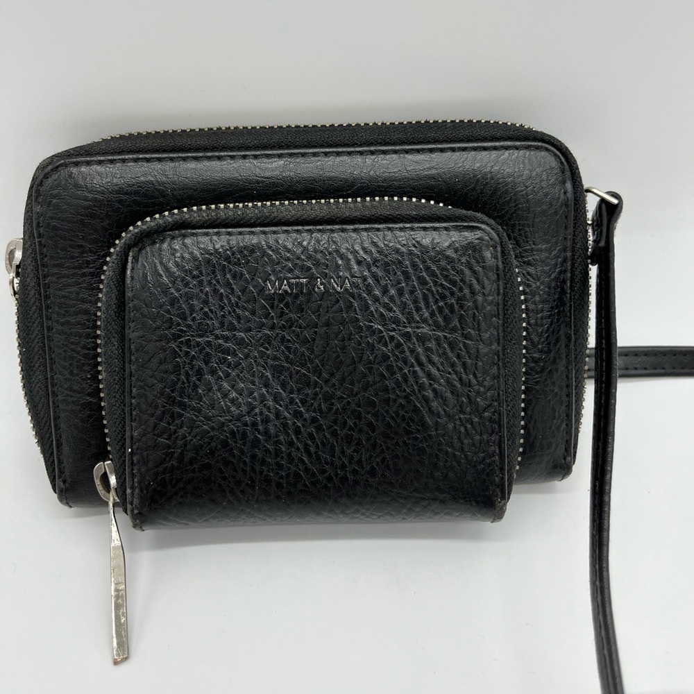 Matt & Nat mini leather crossbody purse